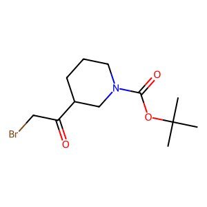 CAS: 1219813-78-1 | OR94911 | tert-Butyl 3-(2-bromoacetyl)piperidine-1-carboxylate