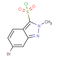 CAS:1363380-61-3 | OR949263 | 6-Bromo-2-methyl-2h-indazole-3-sulfonyl chloride