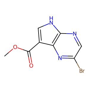 CAS:1422772-79-9 | OR949493 | Methyl 2-bromo-5H-pyrrolo[2,3-b]pyrazine-7-carboxylate