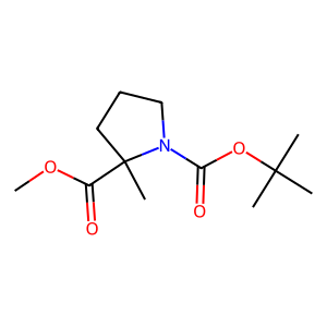 CAS: 317355-80-9 | OR94976 | 1-tert-Butyl 2-methyl 2-methylpyrrolidine-1,2-dicarboxylate