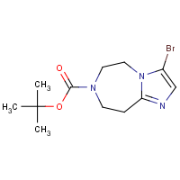 CAS:1330765-01-9 | OR950176 | tert-Butyl 3-bromo-8,9-dihydro-5h-imidazo[1,2-d][1,4]diazepine-7(6h)-carboxylate
