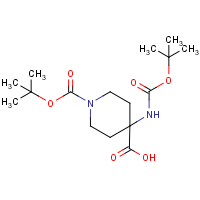 CAS:189321-65-1 | OR951024 | 1-Boc-4-(Boc-amino)-4-piperidinecarboxylic acid