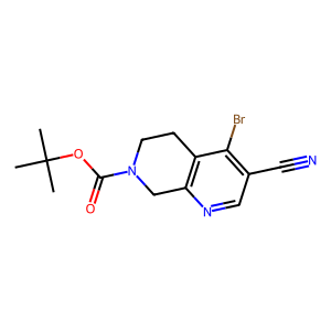 CAS: 1333996-55-6 | OR95150 | tert-Butyl 4-bromo-3-cyano-5,6-dihydro-1,7-naphthyridine-7(8H)-carboxylate