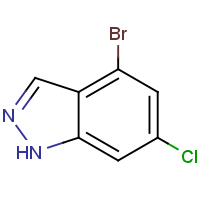 CAS: 885519-03-9 | OR951968 | 4-Bromo-6-chloro-1H-indazole