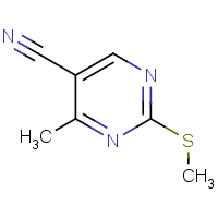 CAS: 89079-62-9 | OR952620 | 4-Methyl-2-(methylthio)-5-pyrimidinecarbonitrile