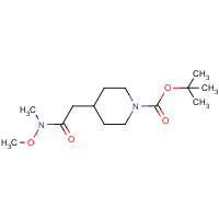 CAS:416852-69-2 | OR952997 | tert-Butyl 4-[2-[methoxy(methyl)amino]-2-oxoethyl]piperidine-1-carboxylate