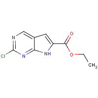 CAS:1060816-62-7 | OR953263 | Ethyl 2-chloro-7H-pyrrolo[2,3-d]pyrimidine-6-carboxylate