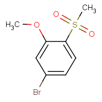 CAS:1095544-87-8 | OR954279 | 4-Bromo-2-methoxy-1-(methylsulfonyl)benzene