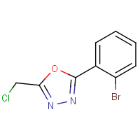 CAS:733044-96-7 | OR954563 | 2-(2-Bromophenyl)-5-(chloromethyl)-1,3,4-oxadiazole