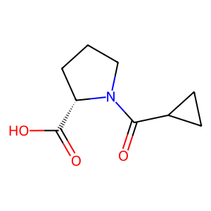 CAS: 148706-15-4 | OR95481 | (S)-1-(Cyclopropanecarbonyl)pyrrolidine-2-carboxylic acid