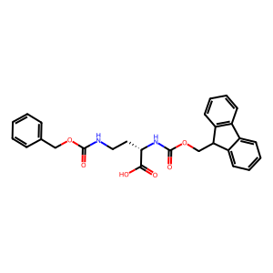 CAS: 252049-08-4 | OR95532 | (S)-2-((((9H-Fluoren-9-yl)methoxy)carbonyl)amino)-4-(((benzyloxy)carbonyl)amino)butanoic acid