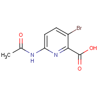 CAS: 882430-69-5 | OR9562 | 6-Acetamido-3-bromopyridine-2-carboxylic acid