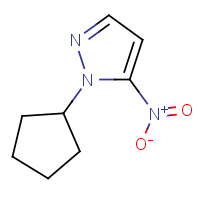 CAS: 1170836-25-5 | OR956274 | 1-Cyclopentyl-5-nitro-1H-pyrazole