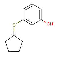 CAS: | OR957593 | 3-(Cyclopentylsulfanyl)phenol
