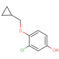 CAS: 1243284-44-7 | OR957693 | 3-Chloro-4-(cyclopropylmethoxy)phenol