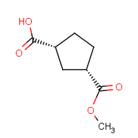 CAS:96382-85-3 | OR958338 | Cis-3-carbomethoxycyclopentane-1-carboxylic acid