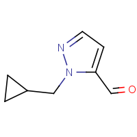 CAS:1236365-97-1 | OR959893 | 2-(Cyclopropylmethyl)pyrazole-3-carbaldehyde