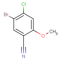 CAS: 1239838-17-5 | OR960009 | 5-Bromo-4-chloro-2-methoxybenzonitrile