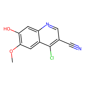 CAS: 263149-10-6 | OR96063 | 4-Chloro-7-hydroxy-6-methoxyquinoline-3-carbonitrile