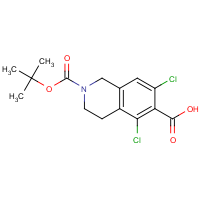 CAS:851784-82-2 | OR961743 | 2-(tert-Butoxycarbonyl)-5,7-dichloro-1,2,3,4-tetrahydroisoquinoline-6-carboxylic acid
