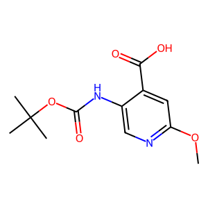 CAS: 183741-86-8 | OR96480 | 5-((tert-Butoxycarbonyl)amino)-2-methoxyisonicotinic acid