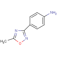 CAS:10185-68-9 | OR9660 | 4-(5-Methyl-1,2,4-oxadiazol-3-yl)aniline