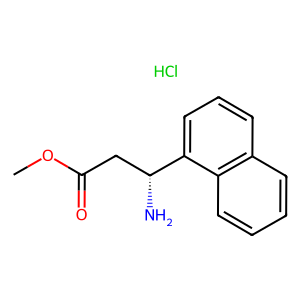 CAS: 2829292-61-5 | OR96853 | (R)-Methyl 3-amino-3-(naphthalen-1-yl)propanoate hydrochloride