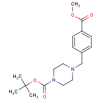 CAS:844891-11-8 | OR9698 | 4-[4-(Methoxycarbonyl)benzyl]piperazine, N1-BOC protected