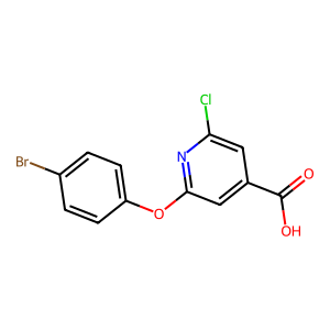CAS: 773099-34-6 | OR97015 | 2-(4-Bromophenoxy)-6-chloropyridine-4-carboxylic acid