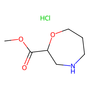 CAS: 2070896-56-7 | OR97146 | Methyl 1,4-oxazepane-2-carboxylate hydrochloride