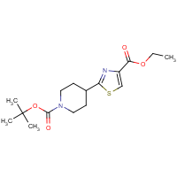 CAS: 365413-31-6 | OR9717 | 4-[4-(Ethoxycarbonyl)-1,3-thiazol-2-yl]piperidine, N-BOC protected