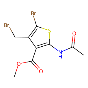 CAS: 874116-68-4 | OR97304 | 2-Acetylamino-5-bromo-4-bromomethyl-thiophene-3-carboxylic acid methyl ester