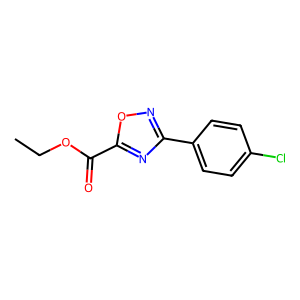 CAS: 163719-69-5 | OR97542 | Ethyl 3-(4-chlorophenyl)-[1,2,4]oxadiazole-5-carboxylate