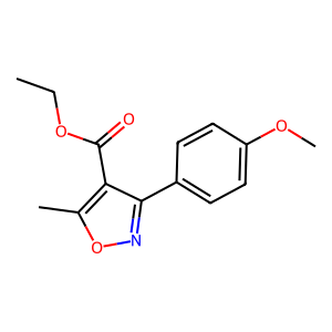 CAS: 495417-31-7 | OR97598 | 3-(4-Methoxy-phenyl)-5-methyl-isoxazole-4-carboxylic acid ethyl ester