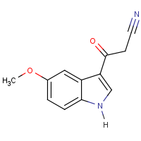 CAS: 821009-89-6 | OR9821 | 3-(5-Methoxy-1H-indol-3-yl)-3-oxopropanenitrile