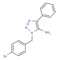 CAS: 885950-28-7 | OR9827 | 1-(4-Bromobenzyl)-4-phenyl-1H-1,2,3-triazol-5-ylamine