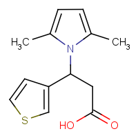 CAS:866019-28-5 | OR9856 | 3-(2,5-Dimethyl-1H-pyrrol-1-yl)-3-(3-thienyl)propanoic acid