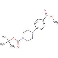 CAS: 158985-36-5 | OR9873 | tert-Butyl 4-[4-(methoxycarbonyl)phenyl]tetrahydro-1(2H)-pyrazinecarboxylate