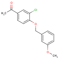 CAS: 885949-84-8 | OR9895 | 1-(3-Chloro-4-[(3-methoxybenzyl)oxy]phenyl)-1-ethanone