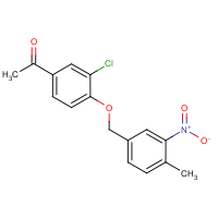 CAS: 885950-07-2 | OR9896 | 1-(3-Chloro-4-[(4-methyl-3-nitrobenzyl)oxy]phenyl)-1-ethanone
