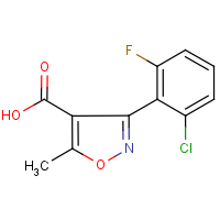 CAS:3919-74-2 | PC0023 | 3-(2-Chloro-6-fluorophenyl)-5-methylisoxazole-4-carboxylic acid