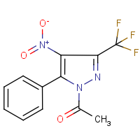 CAS:808764-35-4 | PC0041 | 1-Acetyl-4-nitro-5-phenyl-3-(trifluoromethyl)pyrazole