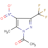 CAS:808764-32-1 | PC0050 | 1-Acetyl-5-methyl-4-nitro-3-(trifluoromethyl)-1H-pyrazole