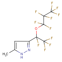 CAS:229957-00-0 | PC0056 | 3-[Tetrafluoro-1-(heptafluoropropoxy)ethyl]-5-(methyl)pyrazole