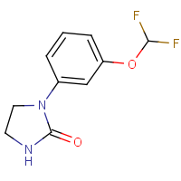 CAS:1378261-25-6 | PC01478 | 1-[3-(Difluoromethoxy)phenyl]imidazolidin-2-one