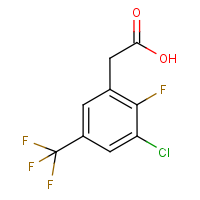 CAS:261763-13-7 | PC0166 | 3-Chloro-2-fluoro-5-(trifluoromethyl)phenylacetic acid