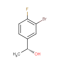 CAS:1212136-05-4 | PC01661 | (1R)-1-(3-Bromo-4-fluorophenyl)ethan-1-ol