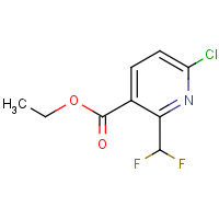 CAS:1707378-60-6 | PC01684 | Ethyl 6-chloro-2-(difluoromethyl)nicotinate