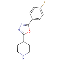CAS:493024-40-1 | PC0207 | 4-[5-(4-Fluorophenyl)-1,3,4-oxadiazol-2-yl]piperidine