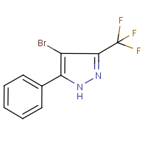 CAS:230295-07-5 | PC0223 | 4-Bromo-5-phenyl-3-(trifluoromethyl)-1H-pyrazole
